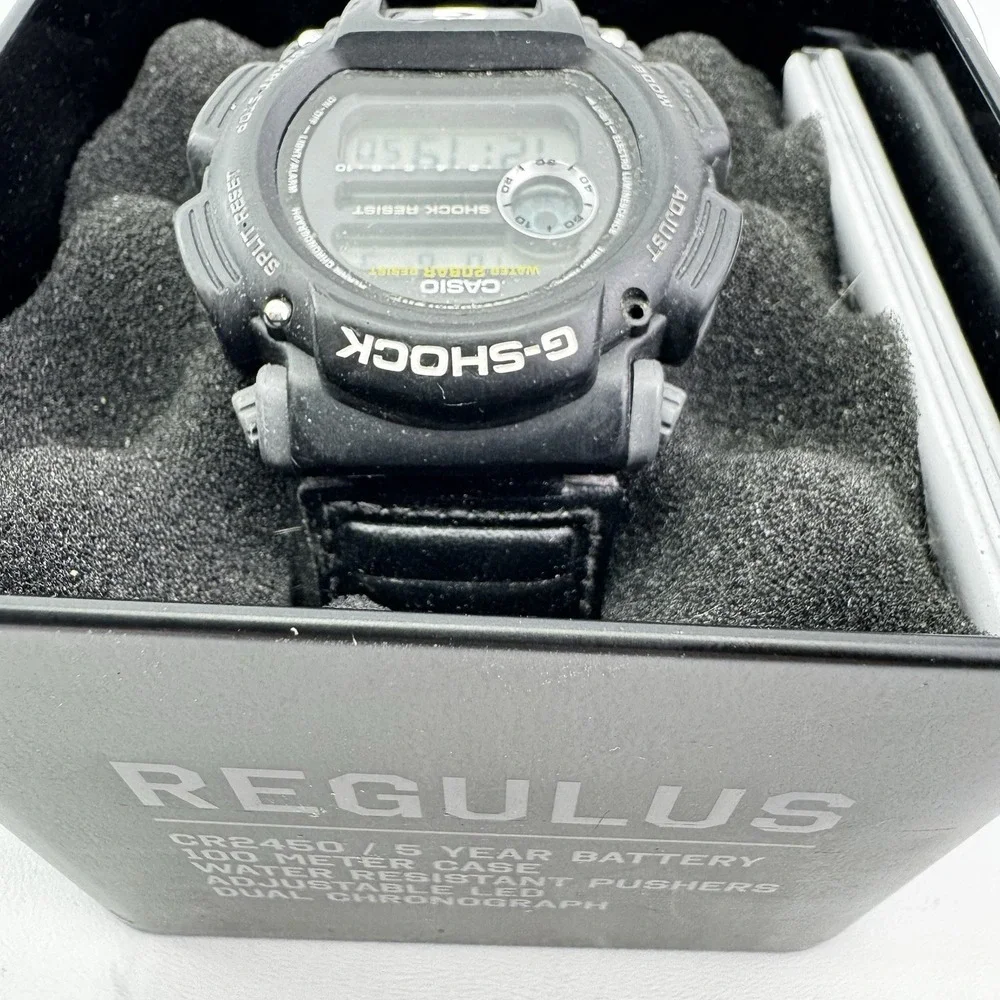 Casio G-Shock DW-9052 Regulus A1180 Digital Watch Black 200M Shock Resistant